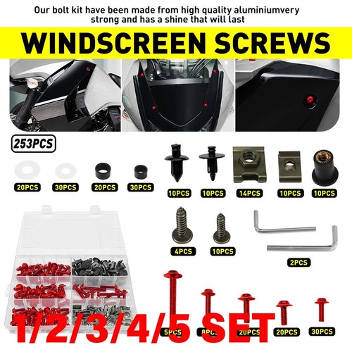 Motorcycle fairing bolt kit - motorcycle,