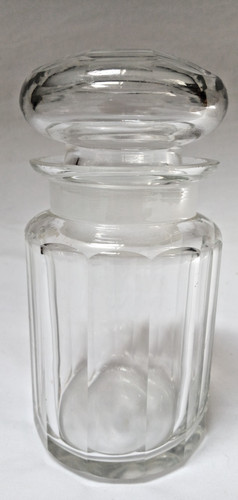 Antique apothecary glass jar - apothecary,