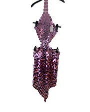 Bnwt Chain Mail Disc Dress Size Small 8-10 £120 Ibiza Rave Festival Dress 