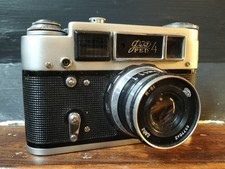 Vintage Zorki FED 4 Soviet Rangefinder Photo Camera,2,6/52 Lens,Working,Retro