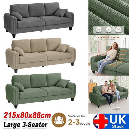 Seater waffle fabric sofa - waffle,