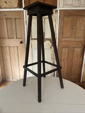 Vintage French Pine Plant Stand Jardiniere