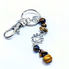 Chakra Keyring, Tigers Eye