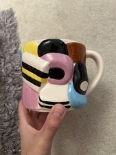 Liquorice Allsorts Novelty Retro Vintage 3D Large Ceramic Tea Coffee Mug