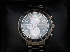 Seiko SSC357P1 Sportura Perpetual Solar Silver Watch