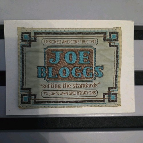 Vintage joe bloggs fabric - bloggs,