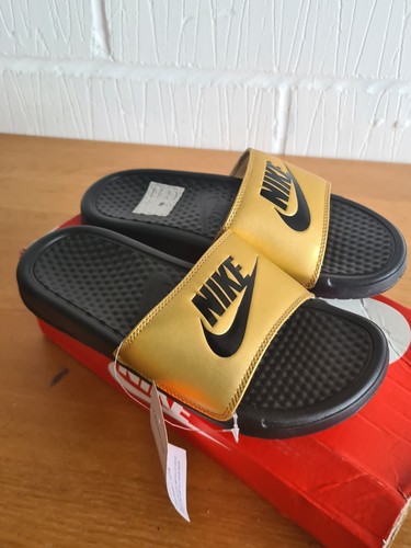 Nike benasi jdi gold - benasi, slip-on