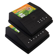 2 X QUALITY Outdoor Plastic Leaf Down Pipe Grid Drain Cover Tidy Protector Guard