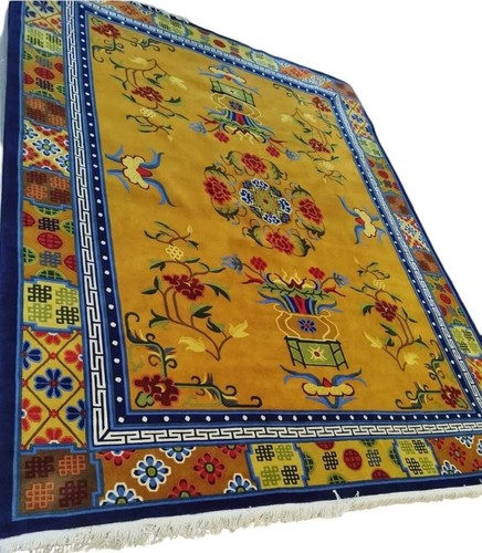Hand knotted tibetan rug - knotted,