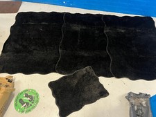 X NEW 2024 ROMANY WASHABLE LARGE MATS THICK SUPER SOFT HUSKY 4PC SETS BLACK