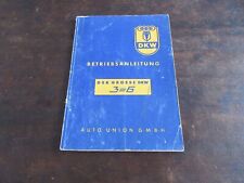 DKW The Big 3=6 1957 Limouisne