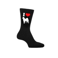 I Love Alaskan Malamute Socks