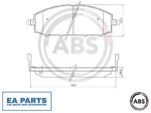 Brake pad set disc - pad,