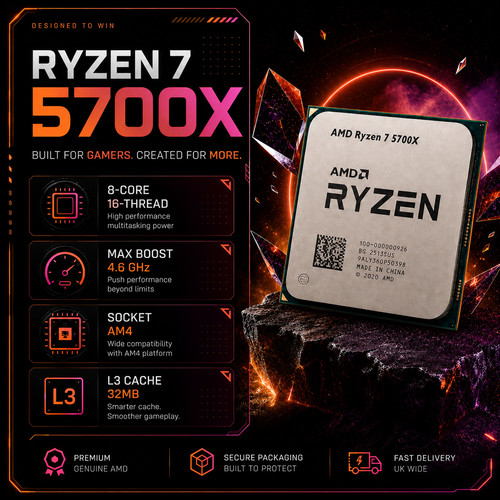 Amd ryzen 5700x - 5700x, am4