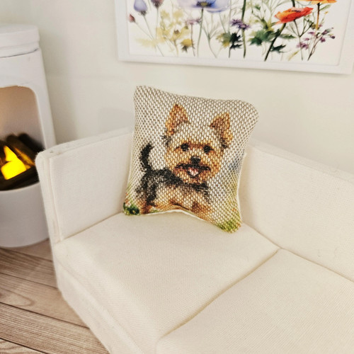 Yorkshire terrier cushion 12 - yorkshire, 1:12