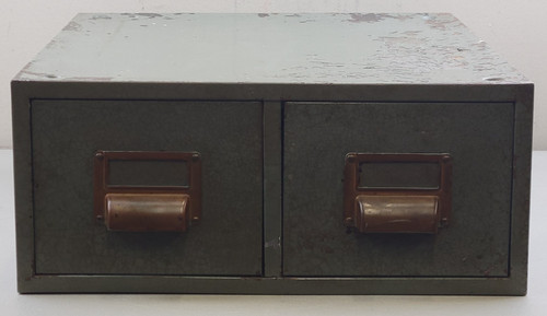 Vintage green metal - green,