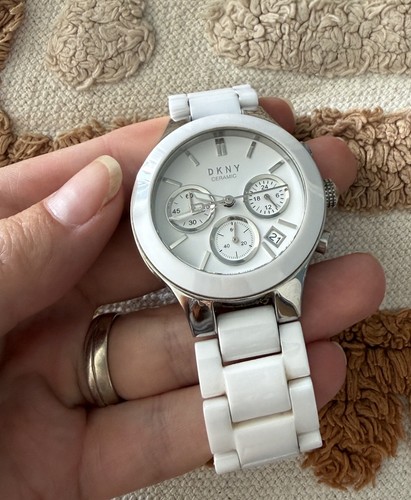 Dkny ceramic white silver - white,