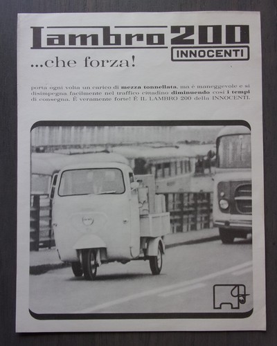 Innocenti lambro 200 truck - innocenti,