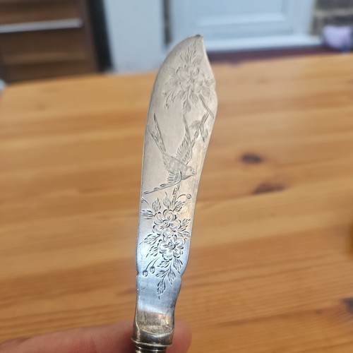 Antique butter knife with - butter,
