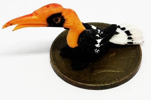 Dolls house orange hornbill - dolls,