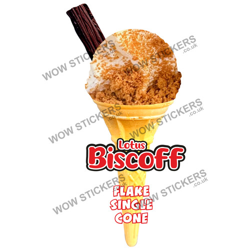 Biscoff flake scoop single - biscoff,