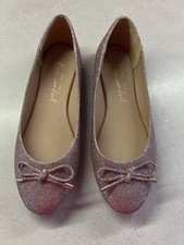 New Look Pink Sparkle Shoes Size 5