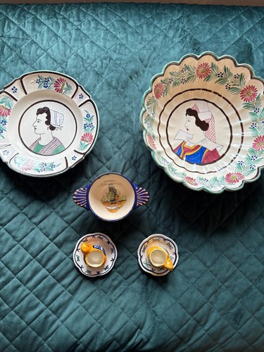 Quimper hand painted - quimper, hand-painted
