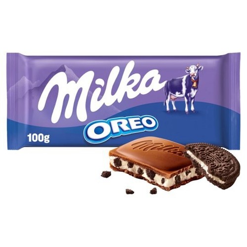 Milka oreo 100g pack of - x,