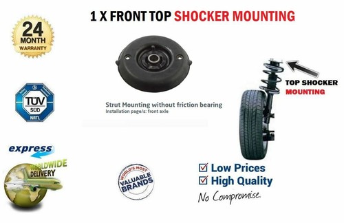 Front axle strut mounting - front,