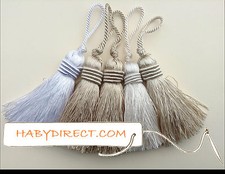 MEDIUM CHUNKY TASSELS 11CM, CRAFT SEWING DECORATION PRS/BULK 210p each or less