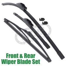 Fits Nissan Micra K14 2017-2021 Front & Rear Windscreen Wiper Blades Set