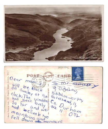 Vintage postcard thirlmere - vintage,
