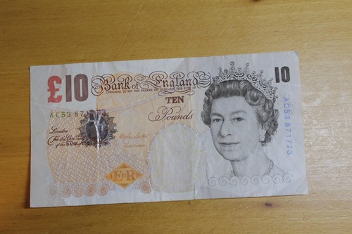 Rare bank england 10 ten - £10,