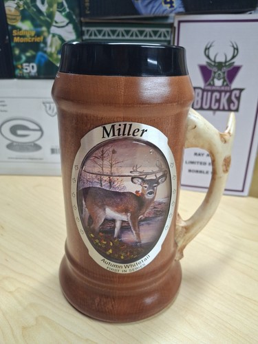 Miller wooden beer stein - miller,