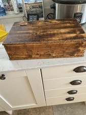 Vintage Wooden Whisky Box Teachers Collectible.