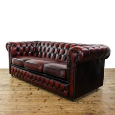 Vintage Oxblood Red Leather