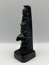 Vintage decorative resin Totem pole, 17.5 cm tall.