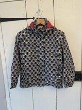 Surfanic Ski Jacket- Kids Size 140, Age 10- Black White grey geometric Pattern