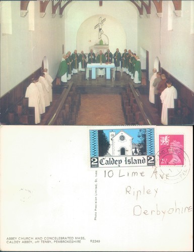 Concelebrated mass caldey - mass,