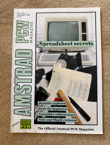 Amstrad pcw magazine - pcw,