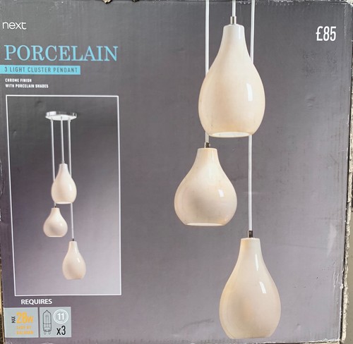 Next porcelain light - light, cluster