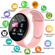 Smart Watch Heart Rate Blood Pressure Fitness Tracker for Men Women Android IOS