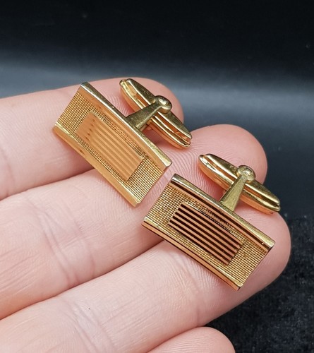 Pair vintage gold plated - of,