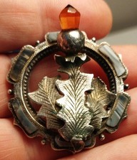 SCOTTISH SILVER AGATE CITRINE