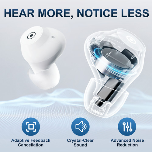 1pair rechargeable hearing - 1pair,