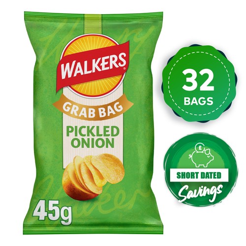 Walkers snacks pickled onion - snacks,