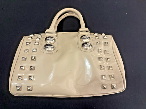 Aldo taupe patent - faux, leather