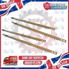 FOUR 21" BOW SAW BLADES SHARP