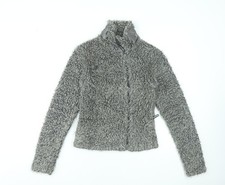 Bench Womens Grey Fleece Zip Up Jacket Size S Regular Fit