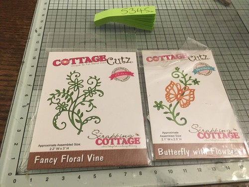 Cottage cutz fancy floral - floral, vine